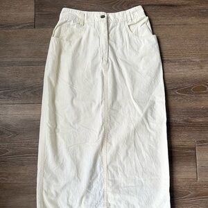 Vintage Jones & Co. Ivory Maxi Skirt